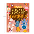 My First Sticker Book of Festivals | World Festivals & Celebrations Activity Book for Kids Ages 3+, Includes 4 Sheets of Stickers