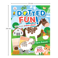 Farm Animals Dotted Fun Sticker Book for Kids Age 2+ I 800+ Dotted Stickers I 16 Pages + 4 Sticker Sheets I Fun Preschool Activity Book By Majestic Book Club