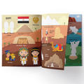 My First Travel Sticker Book | 16-Page World Landmarks & Countries Activity & Sticker Book for Kids Ages 3+, Includes 4 Sheets of Stickers