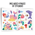 My First Magical Mermaid Sticker Book | Mermaid Ocean Adventure Activity Book for Kids Ages 3+, Includes 4 Sheets of Stickers