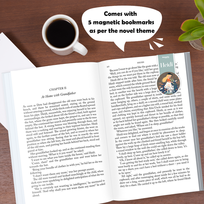 Timeless Tales of Youthful Adventures | Little Women, Heidi, Anne of Green Gables, Pollyanna and Alice in Wonderland | Set of 5 Youthful Classics with Bookmarks | Boxed Gift Set of Unabridged Novels