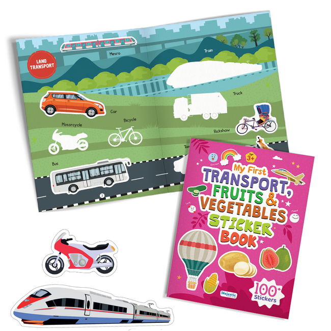 My First Sticker Books (Set of 4) - Age 3+ | Early Learning Activity Books for Kids with 400+ Stickers | Fun & Engaging Stickers Book for Preschoolers & Toddlers