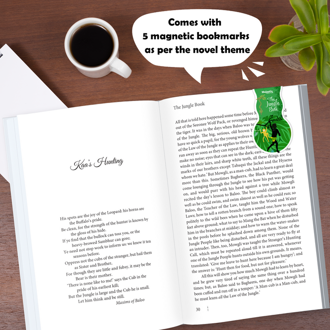 Treasury of Classic Animal Tales | The Jungle Book, Black Beauty, The Wonderful Wizard of Oz and The Call of the Wild & White Fang| Set of 5 Unabridged Animal Classics with Bookmarks | Sturdy Gift Box for Kids & Adults