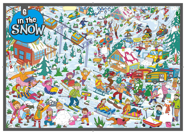 In the Snow- Colouring Posters