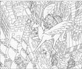 Knights & Princess- Colouring Poster