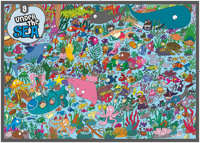 Under the Sea- Colouring Poster