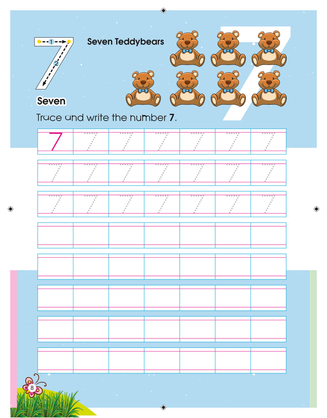 Number Writing Book
