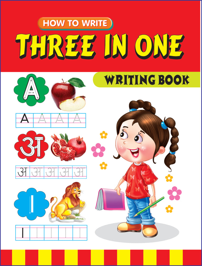 Three in One writing book