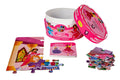 Pretty Princess Puzzle Box for Kids Age 3+ I Fun Toy with 50+ Jigsaw Puzzle Pieces + 1 Board Book