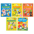 Alphabet, Hindi, and Number Writing Books (Set of 5 Books)