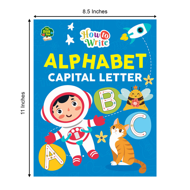 Alphabet, Hindi, and Number Writing Books (Set of 5 Books)