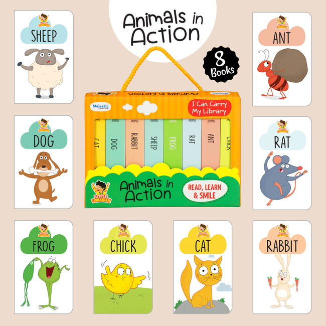 Animals in Action-Little Library