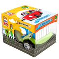 The Dino World: Book Truck of 8 Best Board Books for Kids parked in a Truck