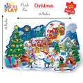 Puzzle Play Christmas Puzzle for Kids I 80 Festive Jigsaw Puzzle Pieces & 1 Storybook I Ideal Christmas Gift for Kids Age 3+ I Perfect Present by Majestic Book Club