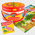 Dinosaurs Puzzle Box for Kids Age 3+ I Fun & Educational Toy with 50+ Jigsaw Puzzle Pieces + 1 Board Book