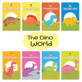 The Dino World: Book Truck of 8 Best Board Books for Kids parked in a Truck
