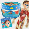 Human Body Puzzle Box for Kids Age 3+ I Educational Toy with 50+ Jigsaw Puzzle Pieces + 1 Board Book