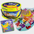 Magical Monsters Puzzle Box for Kids Age 3+ I Fun Toy with 30 Jigsaw Puzzle Pieces + 1 Board Book