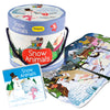 Snow Animals Puzzle Box for Kids Age 3+ I Educational Toy with 35 Jigsaw Puzzle Pieces + 1 Board Book