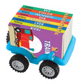 Things That Go : Book Truck of 8 Best Board Books for Kids parked in a Truck