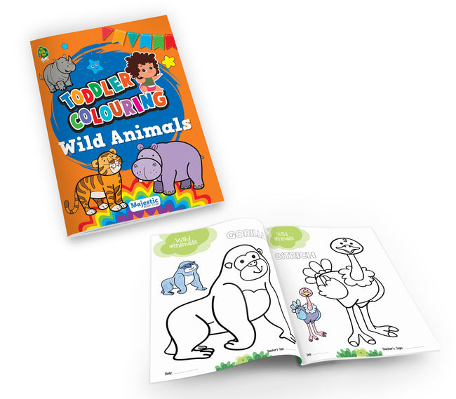 Toddler Colouring Books (Set of 10 books)