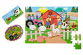 The Farm Puzzle Box for Kids Age 3+ I Educational Toy with 50+ Jigsaw Puzzle Pieces + 1 Board Book