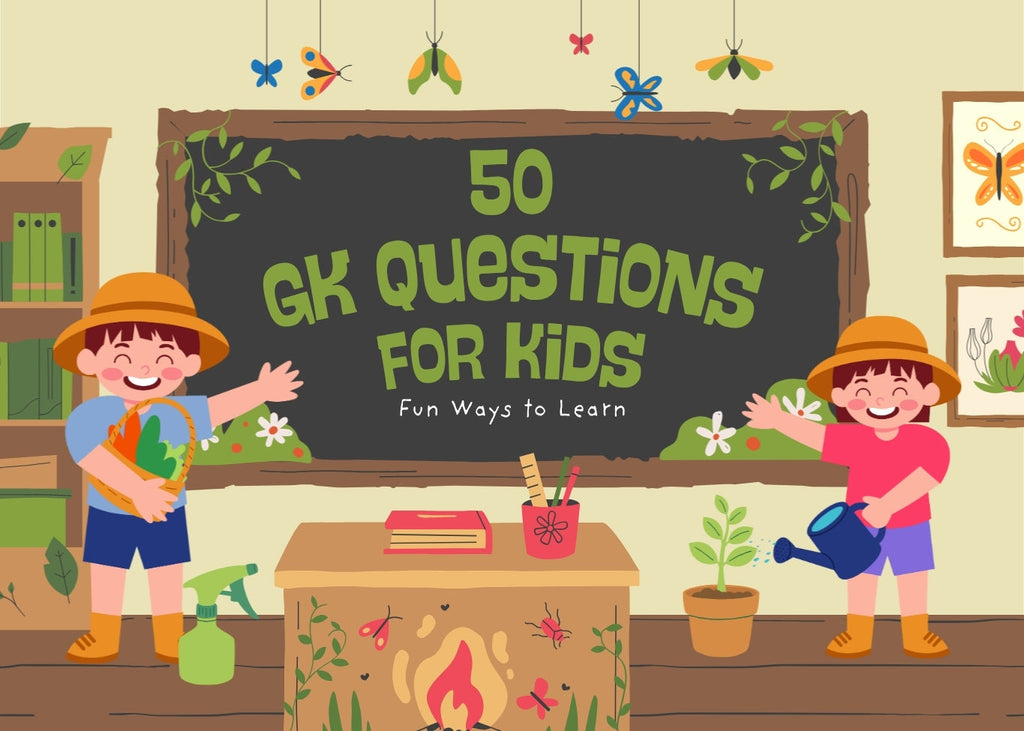 50 Fun and Interesting GK Questions for Kids to Answer Before School Starts
