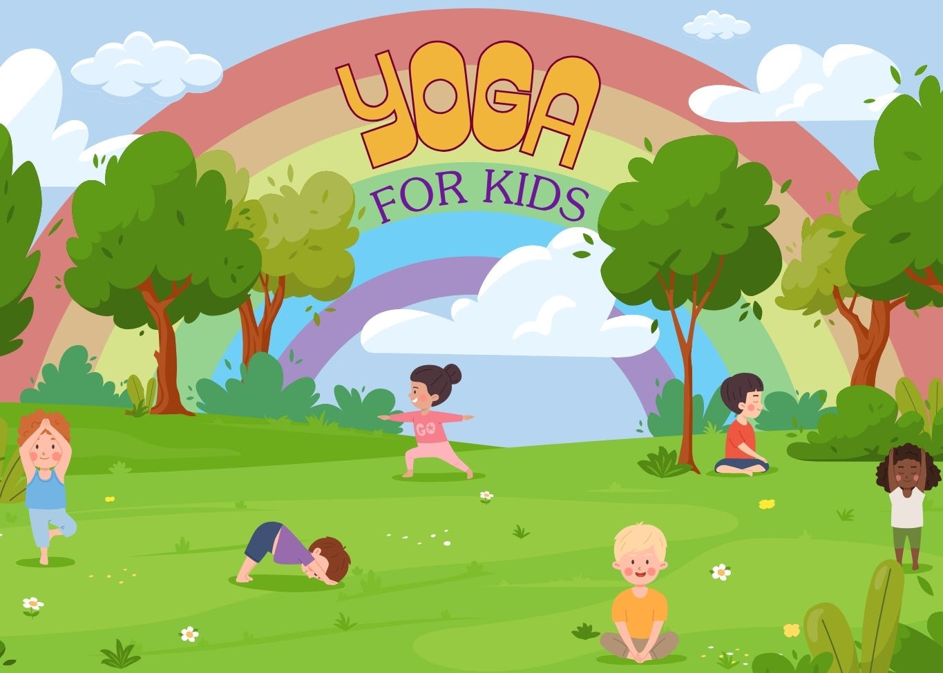 Yoga for Kids: 10 Easy Yoga Poses Children Can Do With Dad on Yoga Day