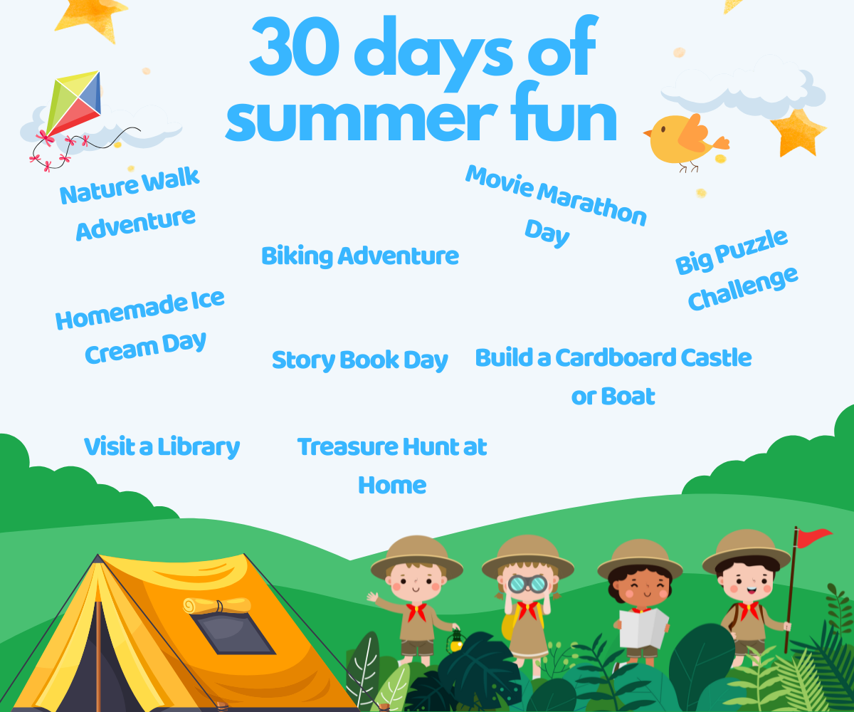 Summer Fun Activities List for Kids and Parents