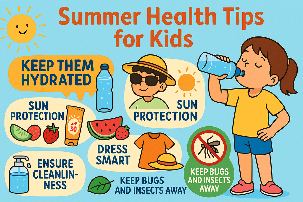 Summer Health Tips for Kids: Keep Them Safe, Hydrated, and Happy