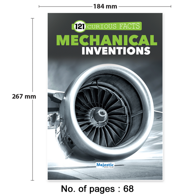 Mech Inventions 121 Mechanical Inventions Facts Book for Kids Ages 8+ – Educational Pa