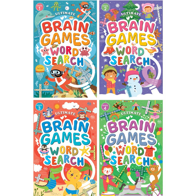 Word Search Activity Book for children Age 3+ years The Ultimate Brain Games Brain Booster Activities Early Learning Enhance Vocabulary English Activity Book