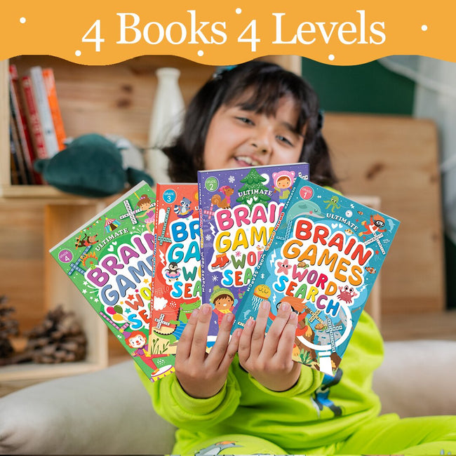 Word Search Activity Book for children Age 3+ years The Ultimate Brain Games Brain Booster Activities Early Learning Enhance Vocabulary English Activity Book