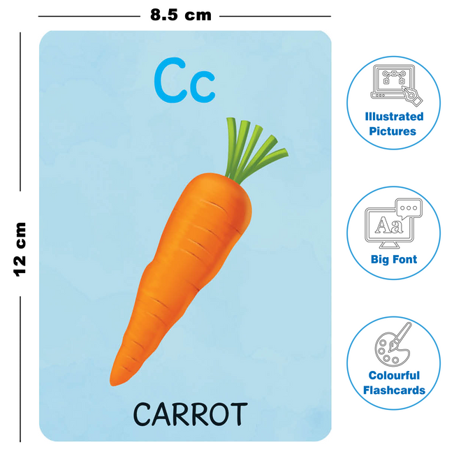 My First 100 Illustrated Flashcards: Alphabet, Numbers, My Body & Shapes - Explore The ABCs, Numbers, Anatomy, and Shapes, Fostering Early Literacy, numeracy, and Cognitive Development in Toddlers.