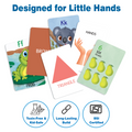 My First 100 Illustrated Flashcards: Alphabet, Numbers, My Body & Shapes - Explore The ABCs, Numbers, Anatomy, and Shapes, Fostering Early Literacy, numeracy, and Cognitive Development in Toddlers.