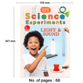 121 Science Experiments  : Light & Sound Book for Kids Ages 8+