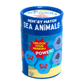 Memory Match Game: Sea Animals – 24 Durable Cards, 12 Ocean-Themed Pairs, Brain-Boosting Educational Game for Kids, Toddlers, and Families