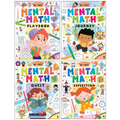 My First Mental Math 4 Books Set for Kids | Educational Learning Workbooks | 128 Pages | Counting, Addition, Subtraction, Multiplication, Division & Word Problems and More | Ages 5+
