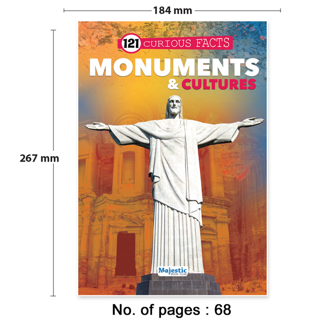 121 Monuments and Cultures Fact Book for Kids Ages 8+ | Fun Facts on World Heritage, Traditions & Architecture
