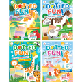 Dotted Sticker Books Set of 4 for Kids | 3200+ Dot Stickers Book for Age 2+ | Early Learning Activity Books for Kids | Fun & Engaging Stickers Book for Kids & Children