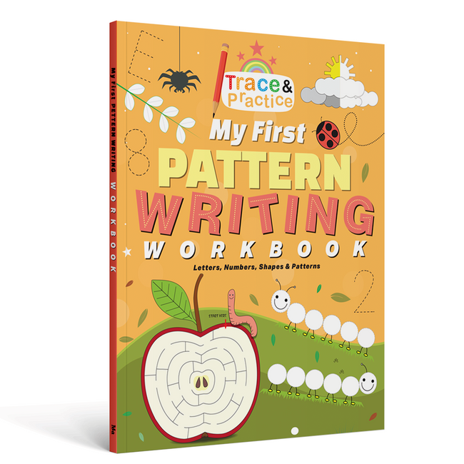 My First Pattern Writing Workbook for Kids | Letters, Numbers, Shapes & Patterns | Standing Lines, Sleeping Lines, Zig Zag, Curves, Mazes & Pre-Writing Activities | 64 Pages | Ages 3-5