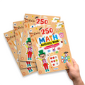 Maths Activity Book for Children Age 5+ | 250 Engaging, Skill-Booster Activities | Builds Focus and Fine-Motor Skills | Fun Learning