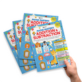 Addition & Subtraction Maths Activity Book for Kids | 120+ Engaging Activities | Fun Characters & Colourful Images | Skill Booster Activities for Children Age 6+ | Learn, Play Everyday