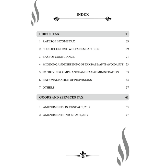 Analysis of Direct Tax and GST Amendments in Union Budget 2023–24