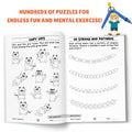 400+ Brain Boosting Activity Book for 6+ Years Old Kids | Set of 4 book - 400+ activities with Maths Games, Brain Teasers, Puzzle & Logical Reasoning, Crosswords & Word Games