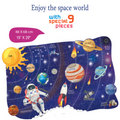 The Book Tree Space Puzzle for Kids, 80-Piece Puzzle for Children Aged 4 and Above, Detailed Illustrations of Space and Planets, Fun Learning Experience