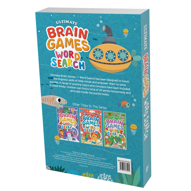 Word Search Grade 1 for Kids (Ages 5+) - Ultimate Brain Games: 120+ Fun and Educational Puzzles to Boost Vocabulary and Reading Skills