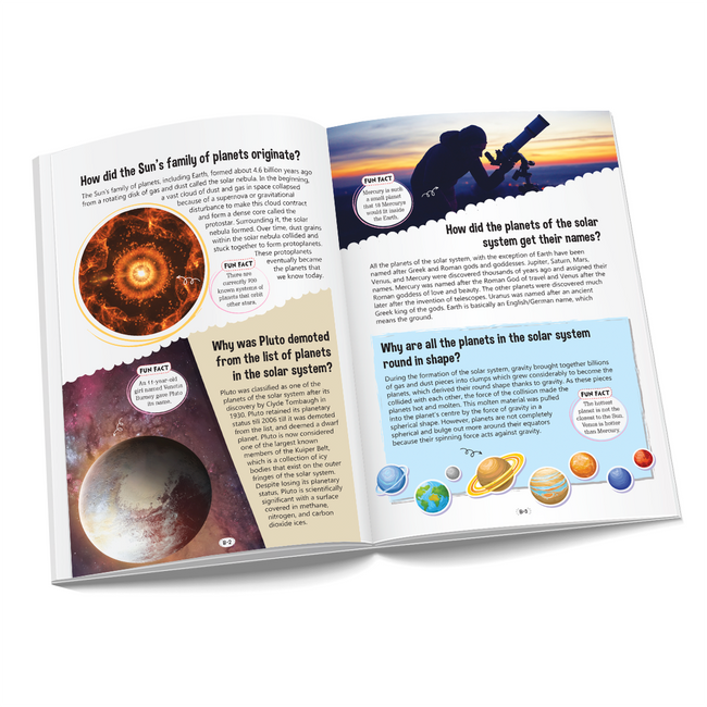 121 Stars and the Planets Encyclopedia | Fact book for Kids Ages 8+
