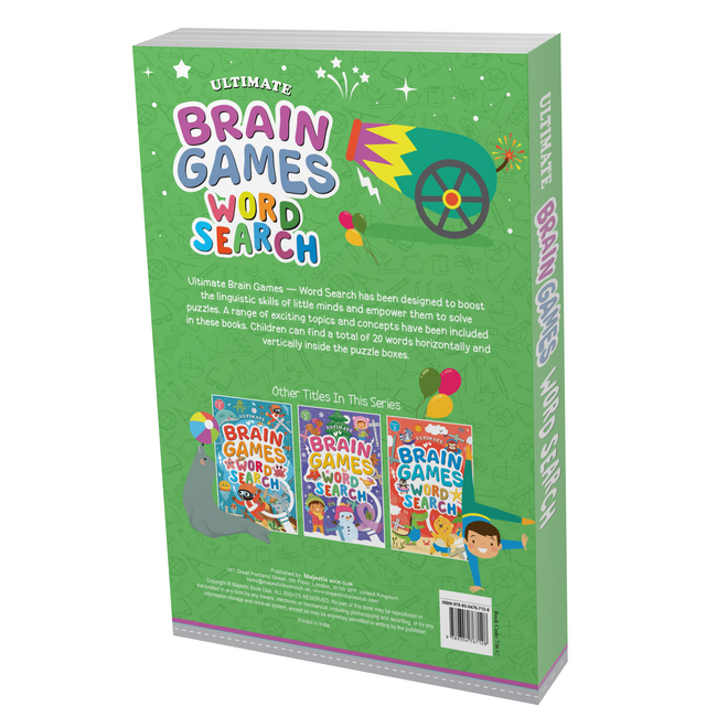 Word Search Grade 4 for Kids (Ages 5+) - Ultimate Brain Games: 120+ Challenging Puzzles to Strengthen Language Skills