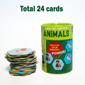 Memory Match Game: Animals – 24 Durable Cards, 12 Fun Animal Pairs, Brain-Boosting Educational Game for Kids, Toddlers, and Families 